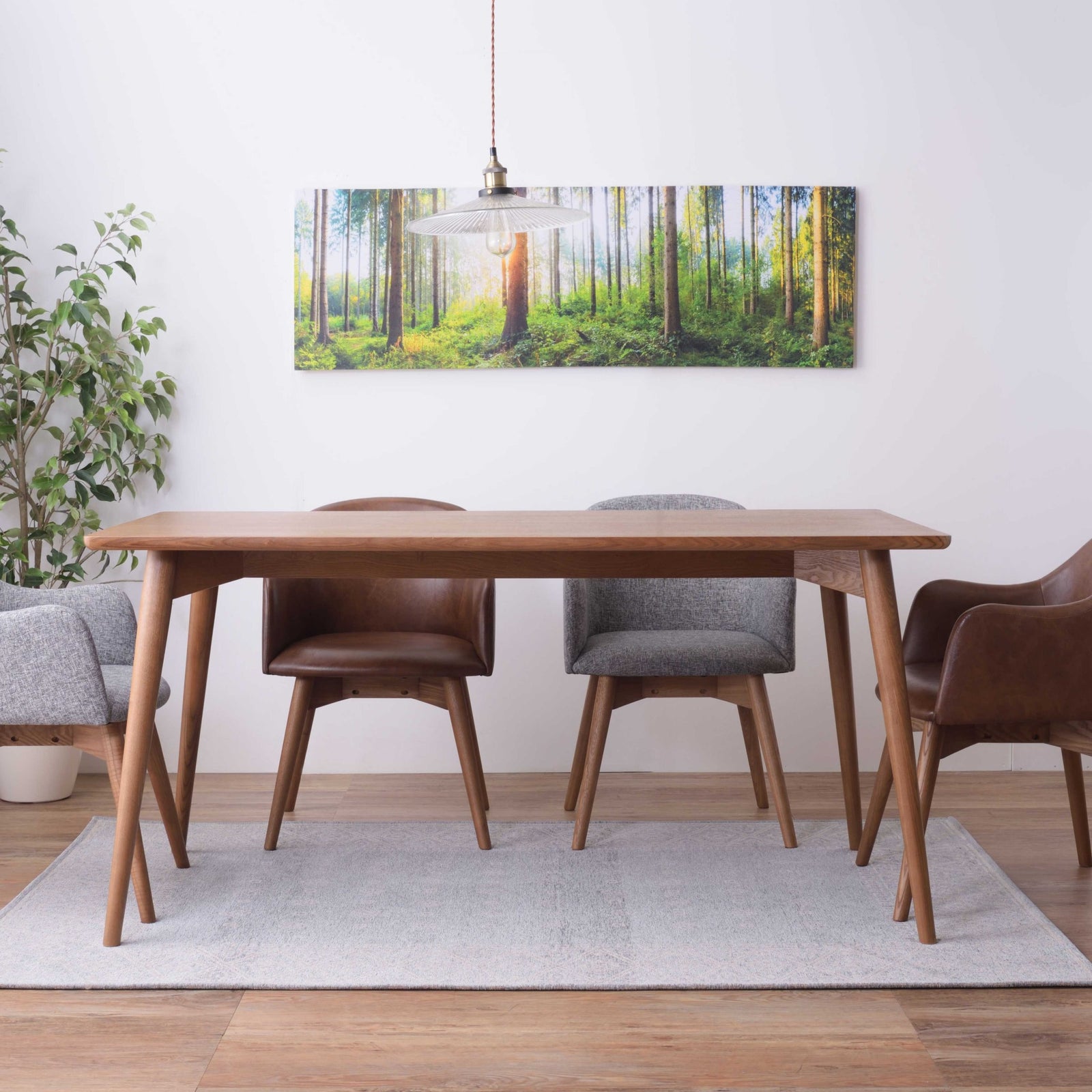 天然木 ダイニングテーブル カラメリ 122*56cm KRM-150 N01 カラメリ ダイニングテーブル KRM-150– impress select家具